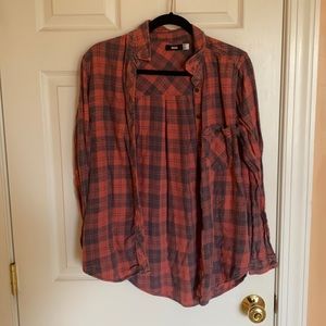 Urban outfitters BDG red and grey flannel
